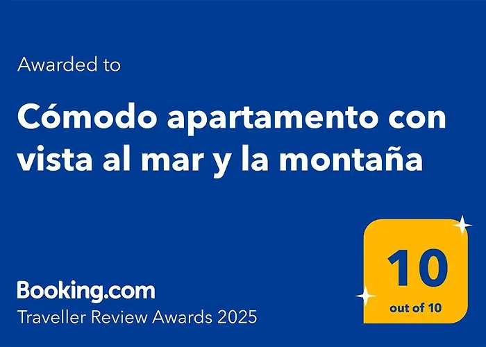Comodo Apartamento Con Vista Al Mar Y La Montana